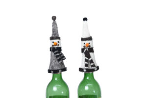 Wine Snowman